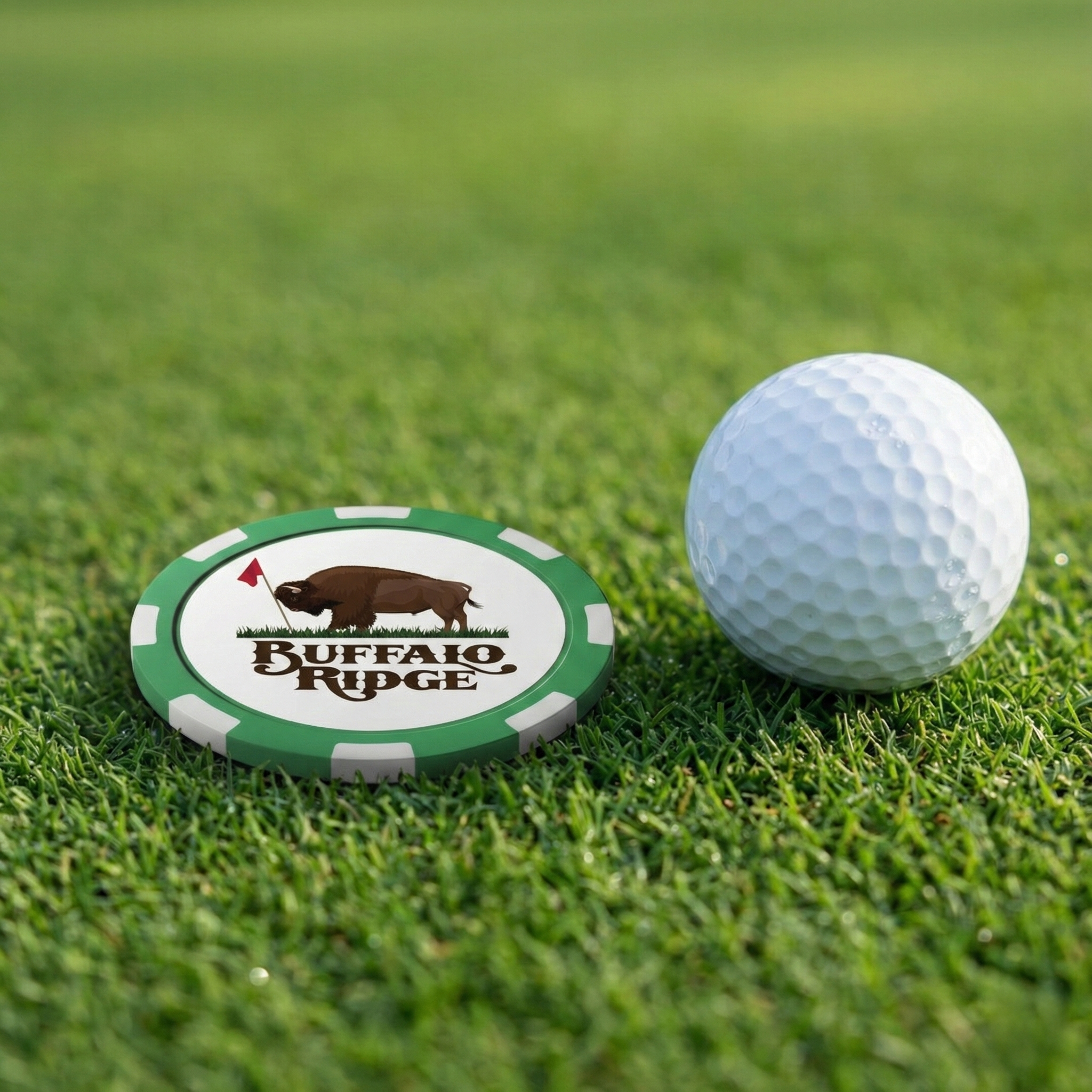 Golf Poker Chips
