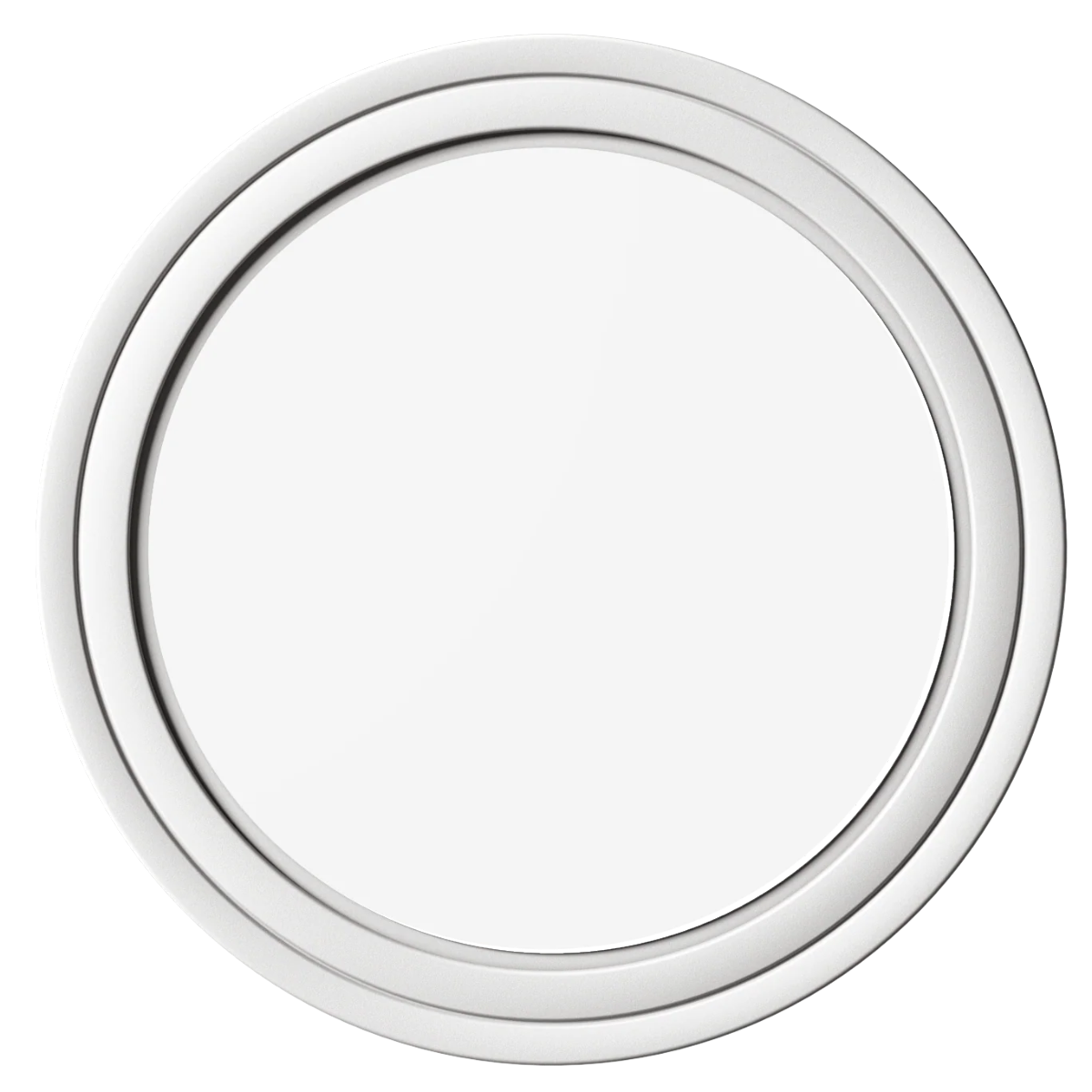 Create Your Own Composite Poker Chips - White / Solid - Front