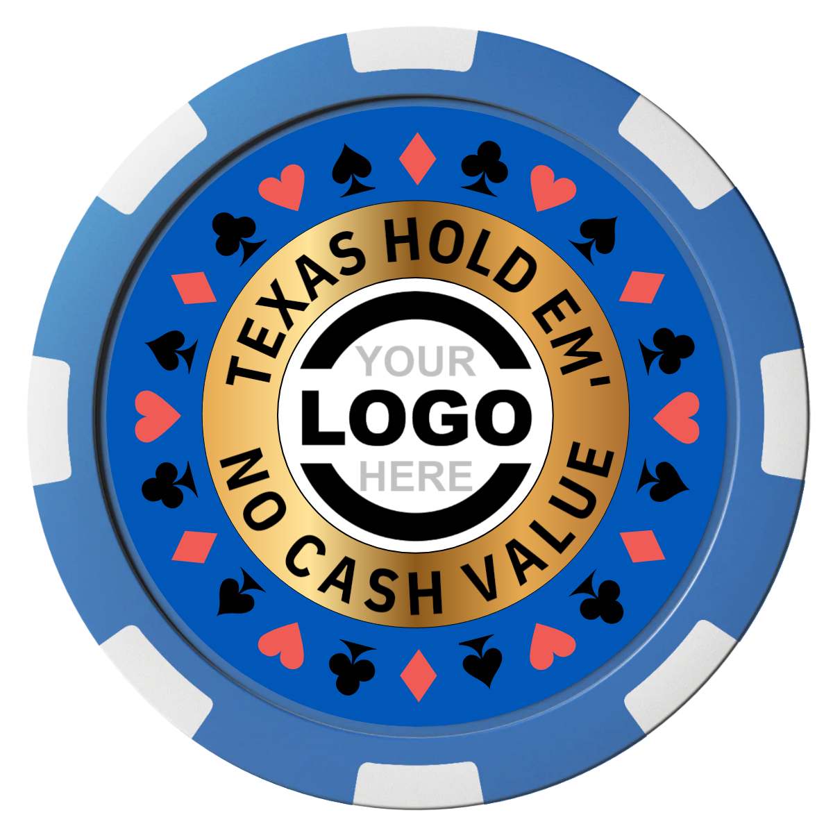 Texas Hold Em' Magnetic Composite Poker Chips – ChipLab