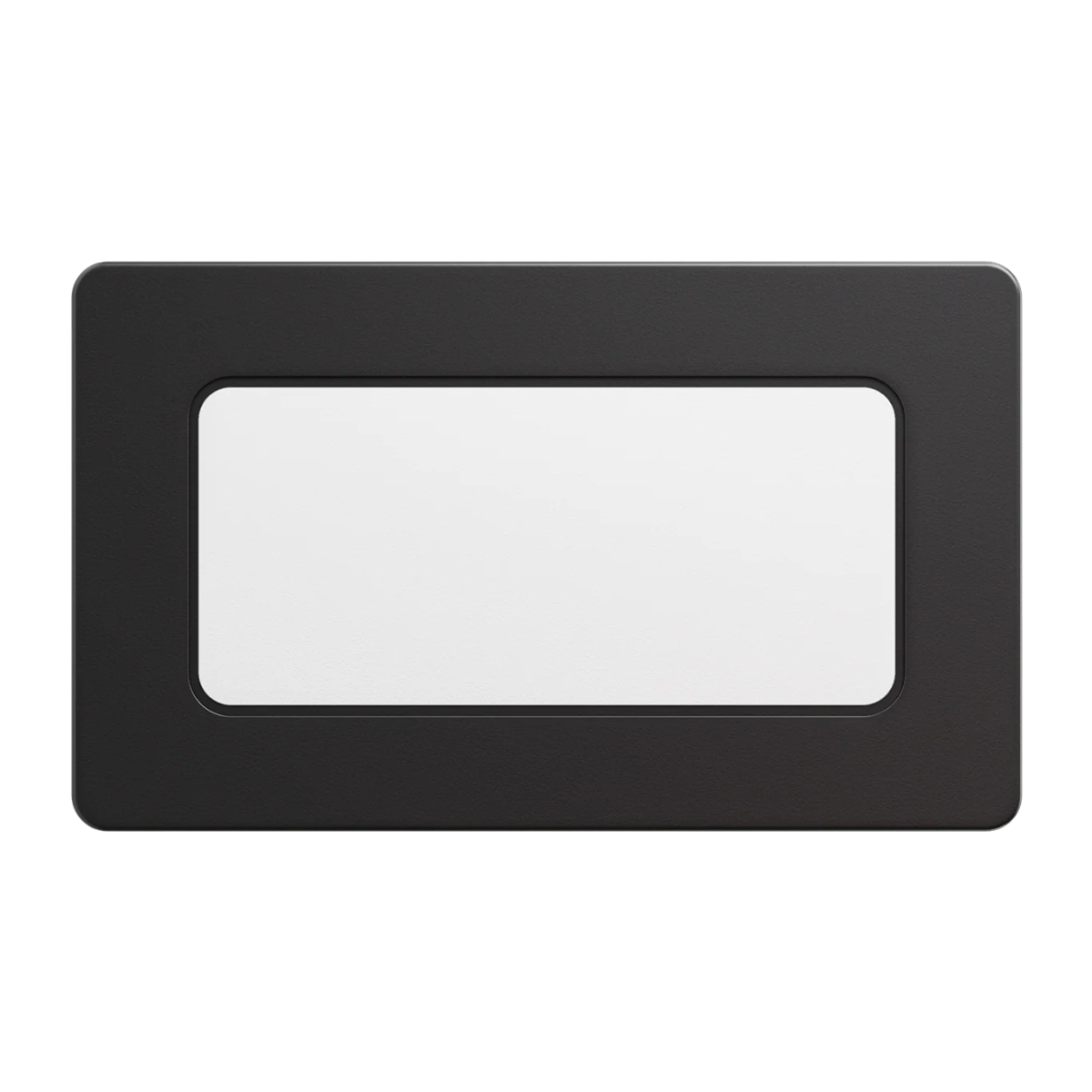 Create Your Own Rectangular Poker Chip Plaques - Black - Front