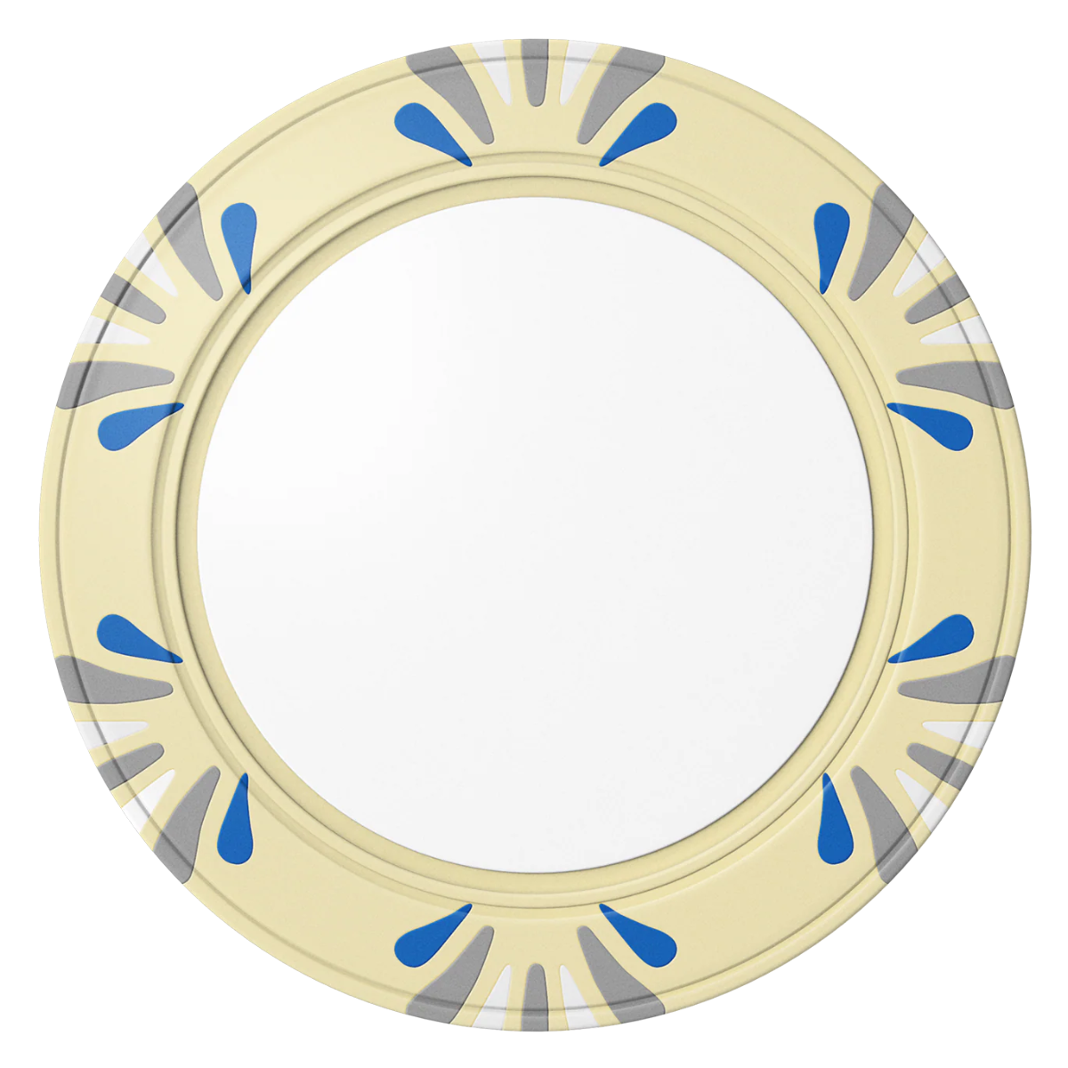 Create Your Own Clay Poker Chips - Ivory / Macau / 40mm - Front