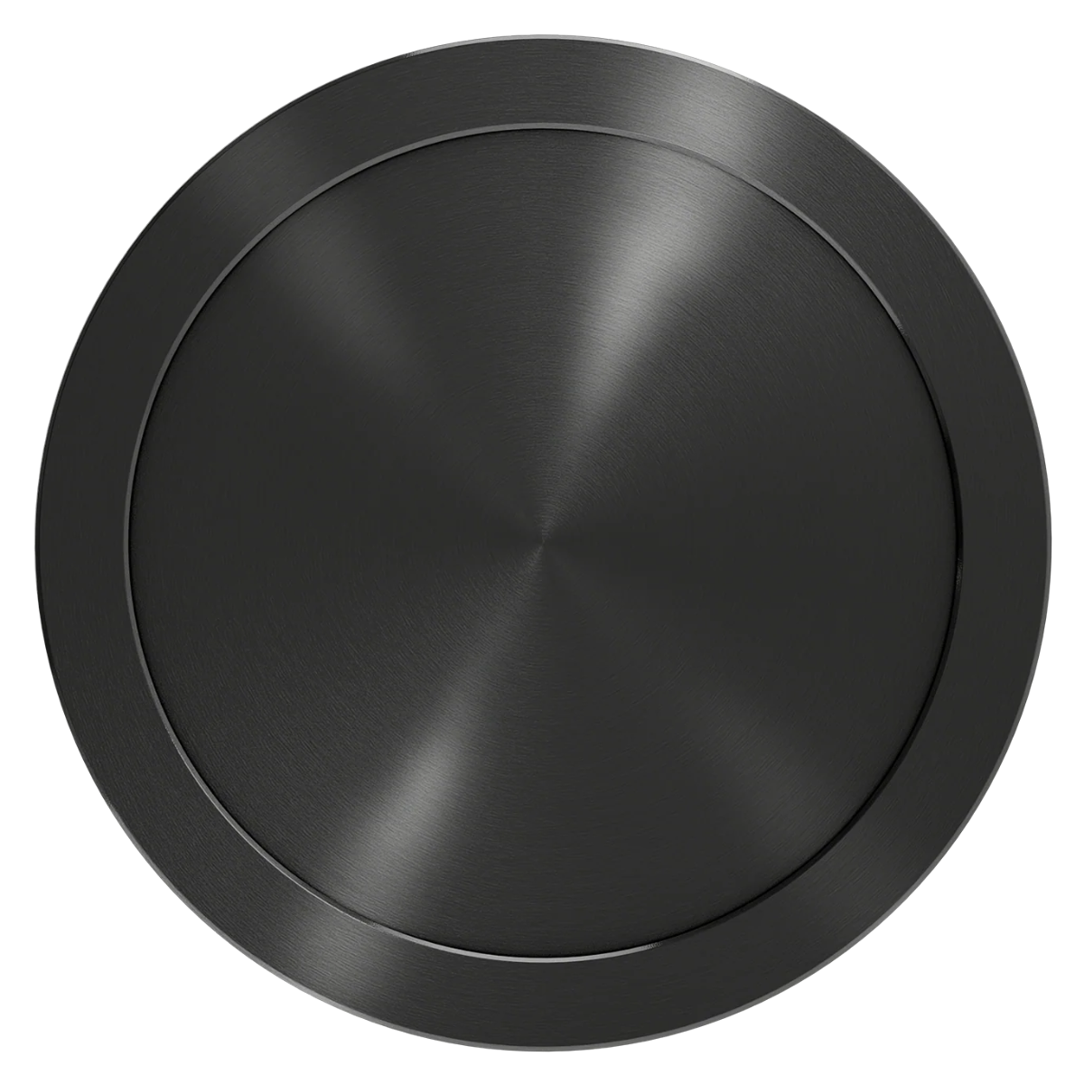 Create Your Own Aluminum Poker Chips - Black - Front