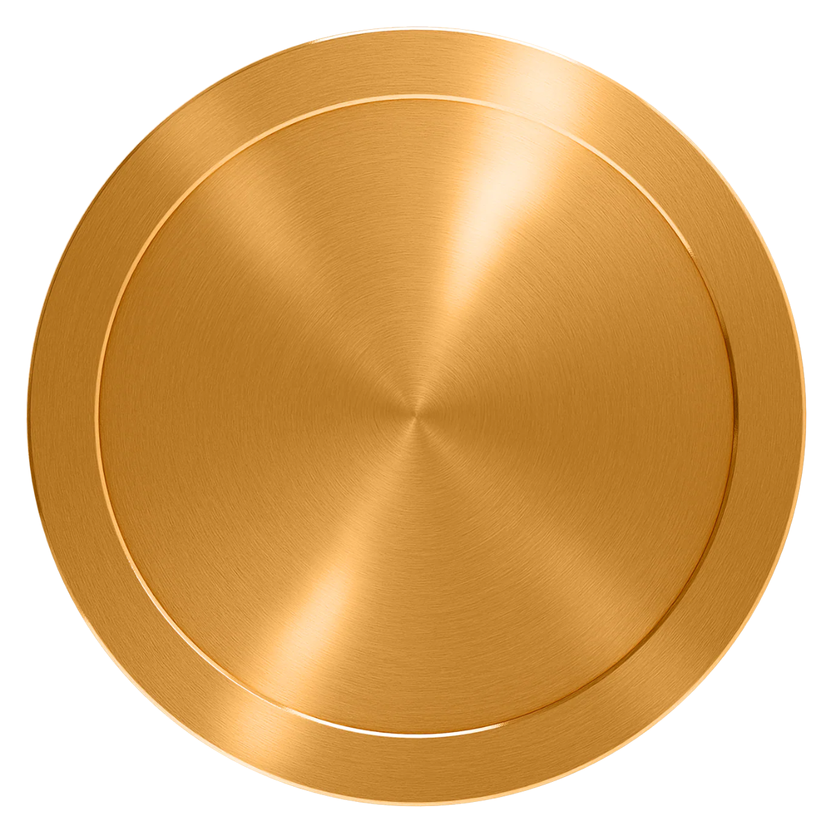 Create Your Own Aluminum Poker Chips - Gold - Front